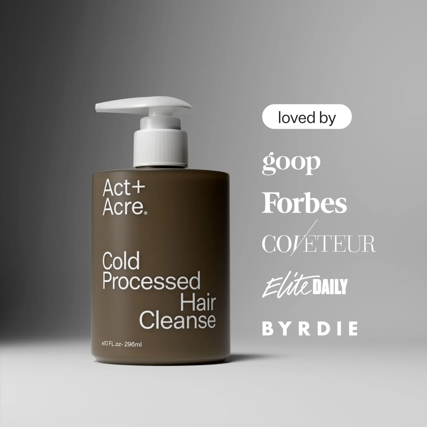 Act+Acre | Cold Processed Hair Cleanse 296ml - Image 4