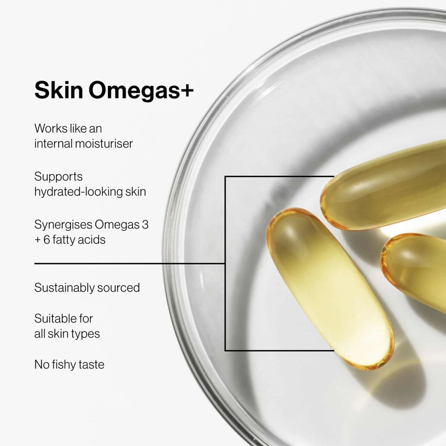 Advanced Nutrition Programme Skin Omegas+ 60 caps - Image 2