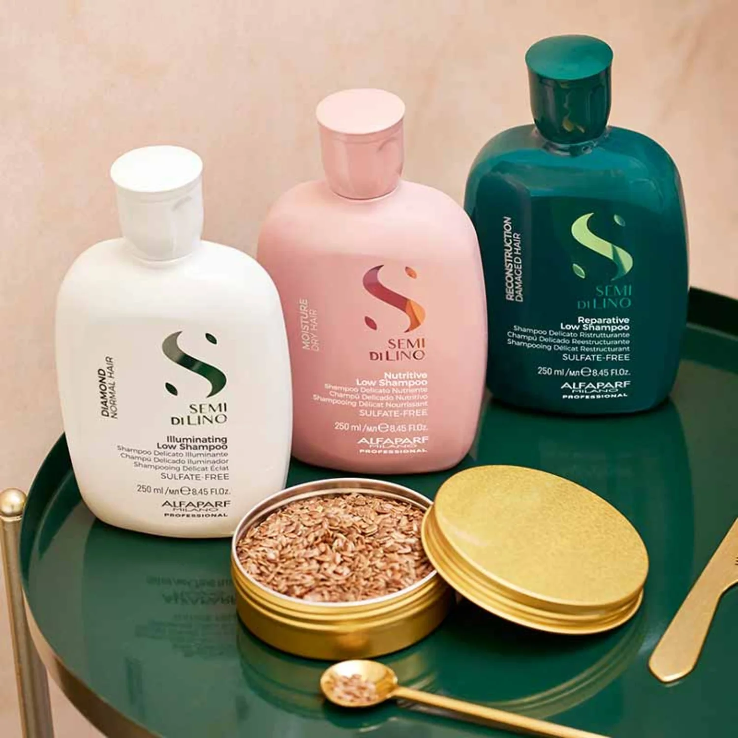 Alfaparf | Semi Di Lino Reconstruction Reparative Shampoo 250ml - Image 3