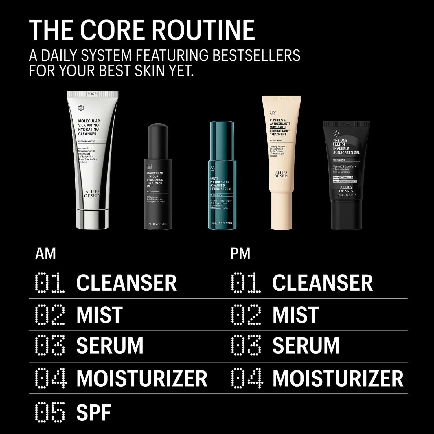 Allies of Skin | Peptides & Antioxidants Advanced Firming Daily Treatment 48ml - Image 7