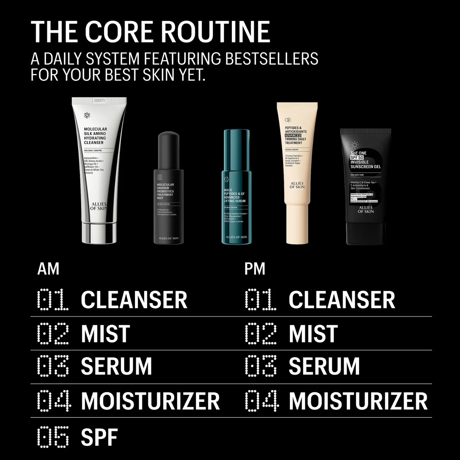 Allies of Skin | The One SPF 50 Invisible Sunscreen Gel 50ml - Image 8
