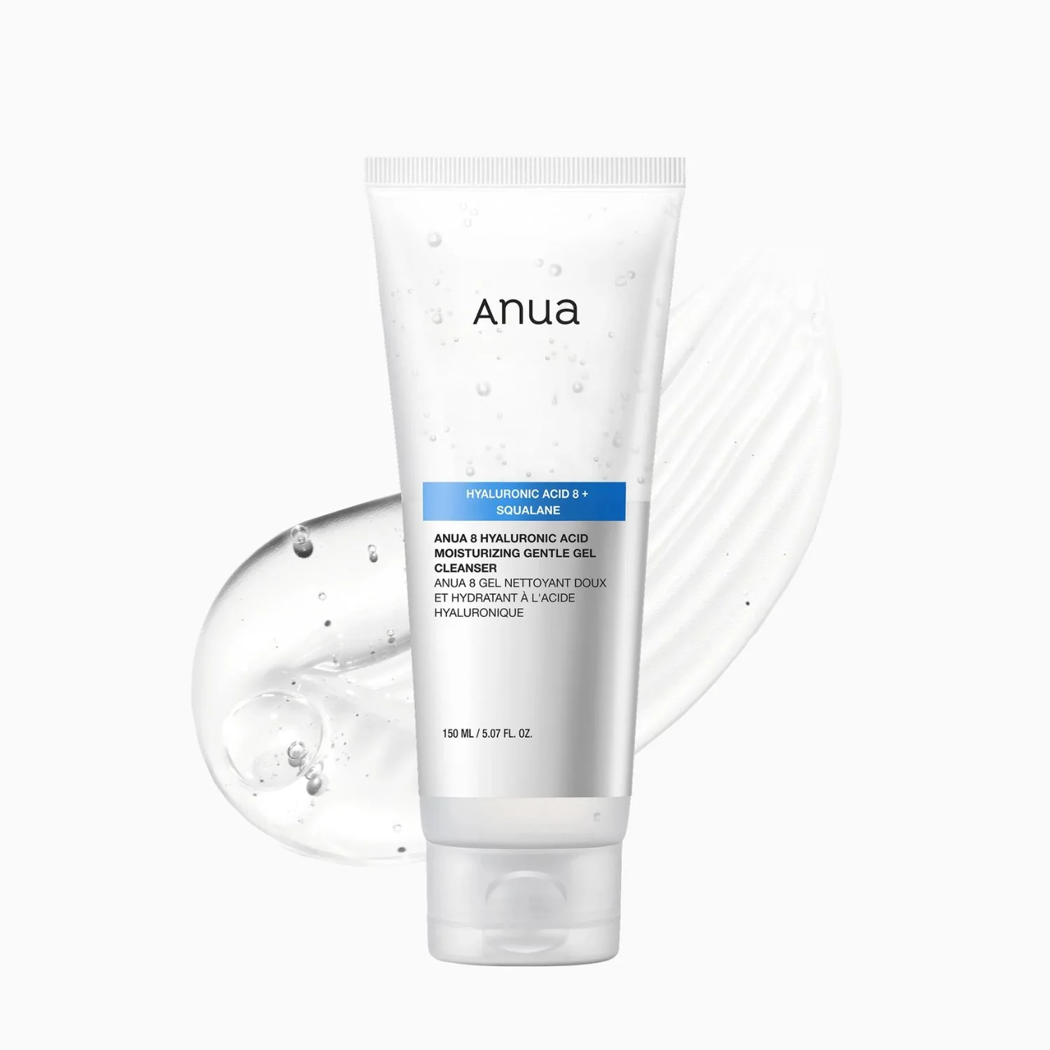 Anua | 8 Hyaluronic Acid Moisturizing Gentle Gel Cleanser 150ml - Image 3