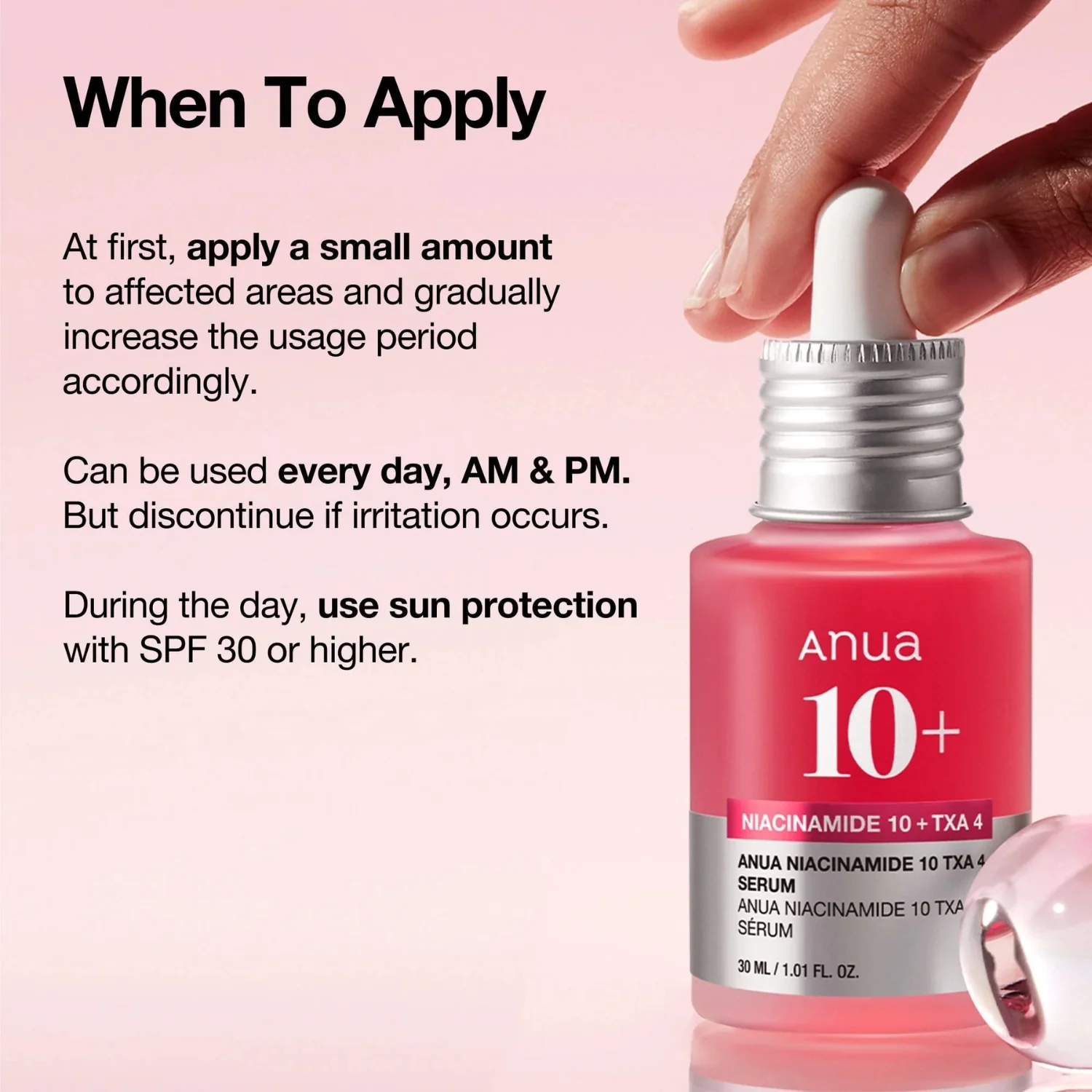 Anua Niacinamide 10% + TXA 4% Dark Spot Correcting Serum 30ml - Image 6