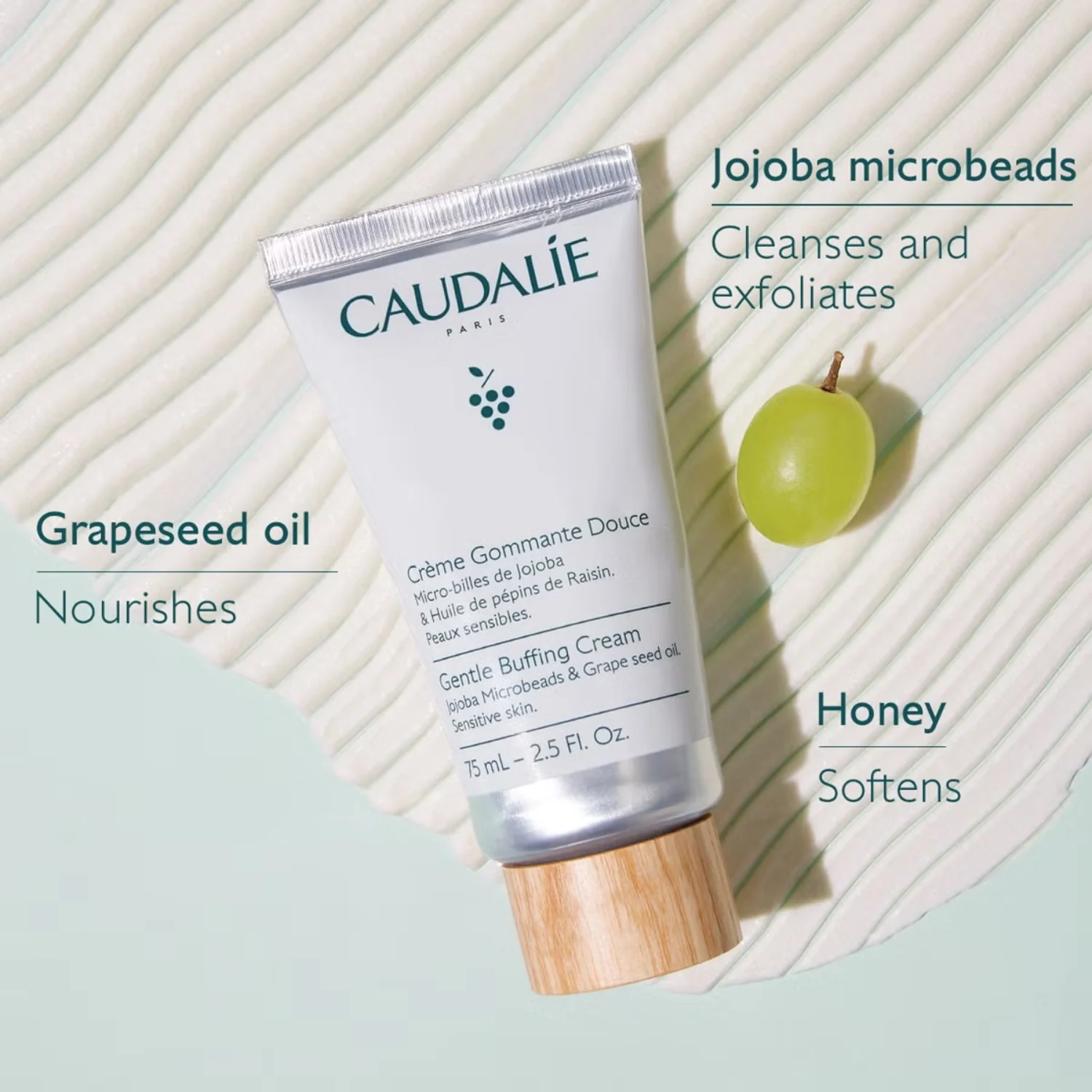 Caudalie | Gentle Buffing Cream 75ml - Image 3