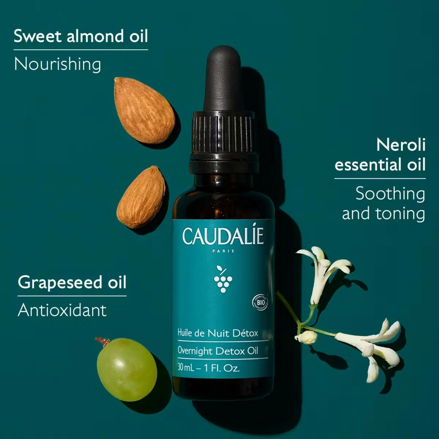 Caudalie | Overnight Detox Oil 30ml - Image 3