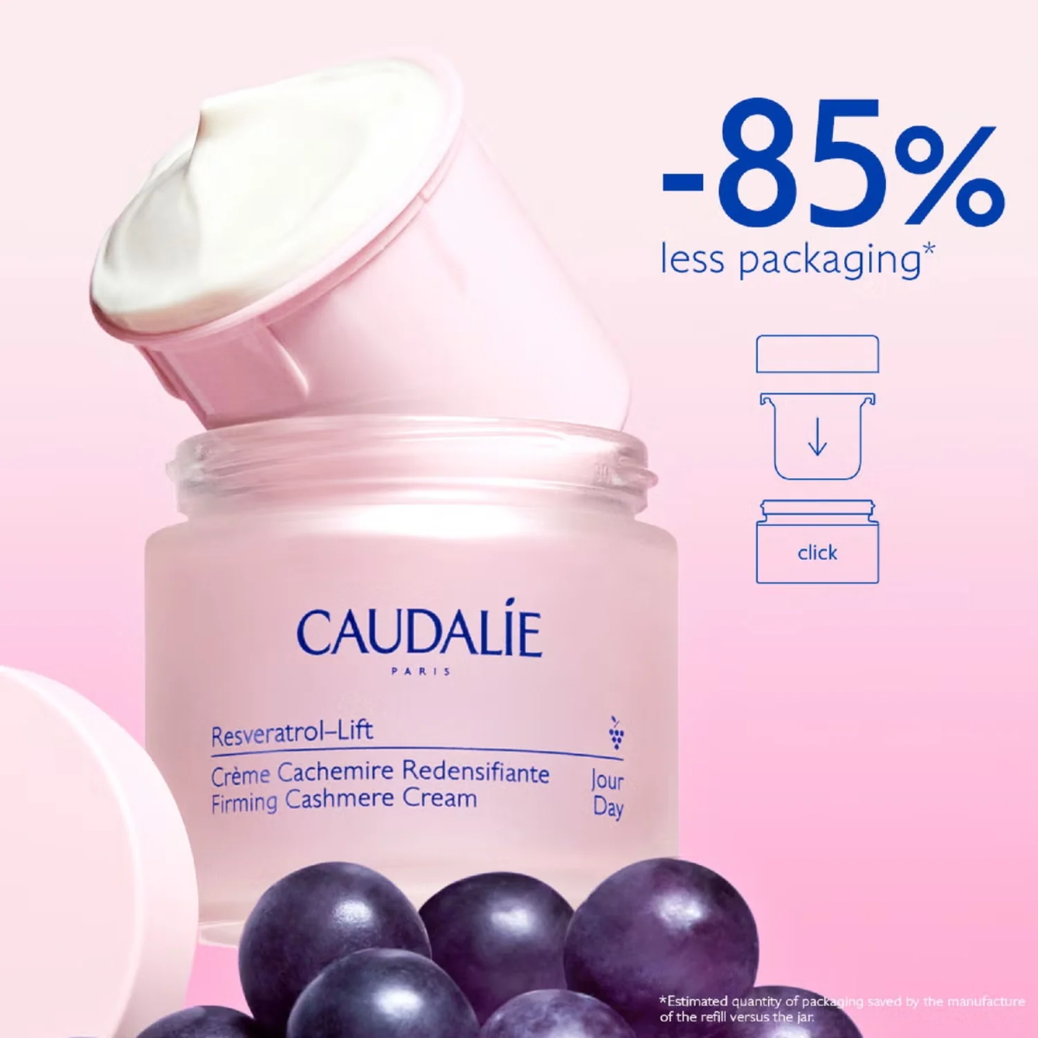 Caudalie | Resveratrol-Lift Firming Cashmere Cream 50ml Refill - Image 3