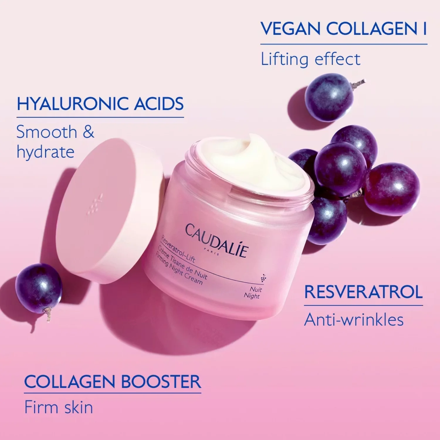 Caudalie | Resveratrol-Lift Firming Night Cream 50ml - Image 4