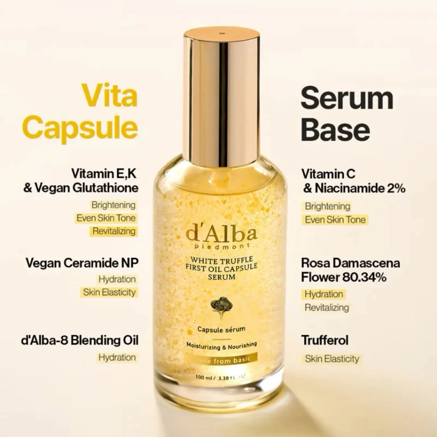 d'Alba | White Truffle First Oil Capsule Serum 100ml - Image 4