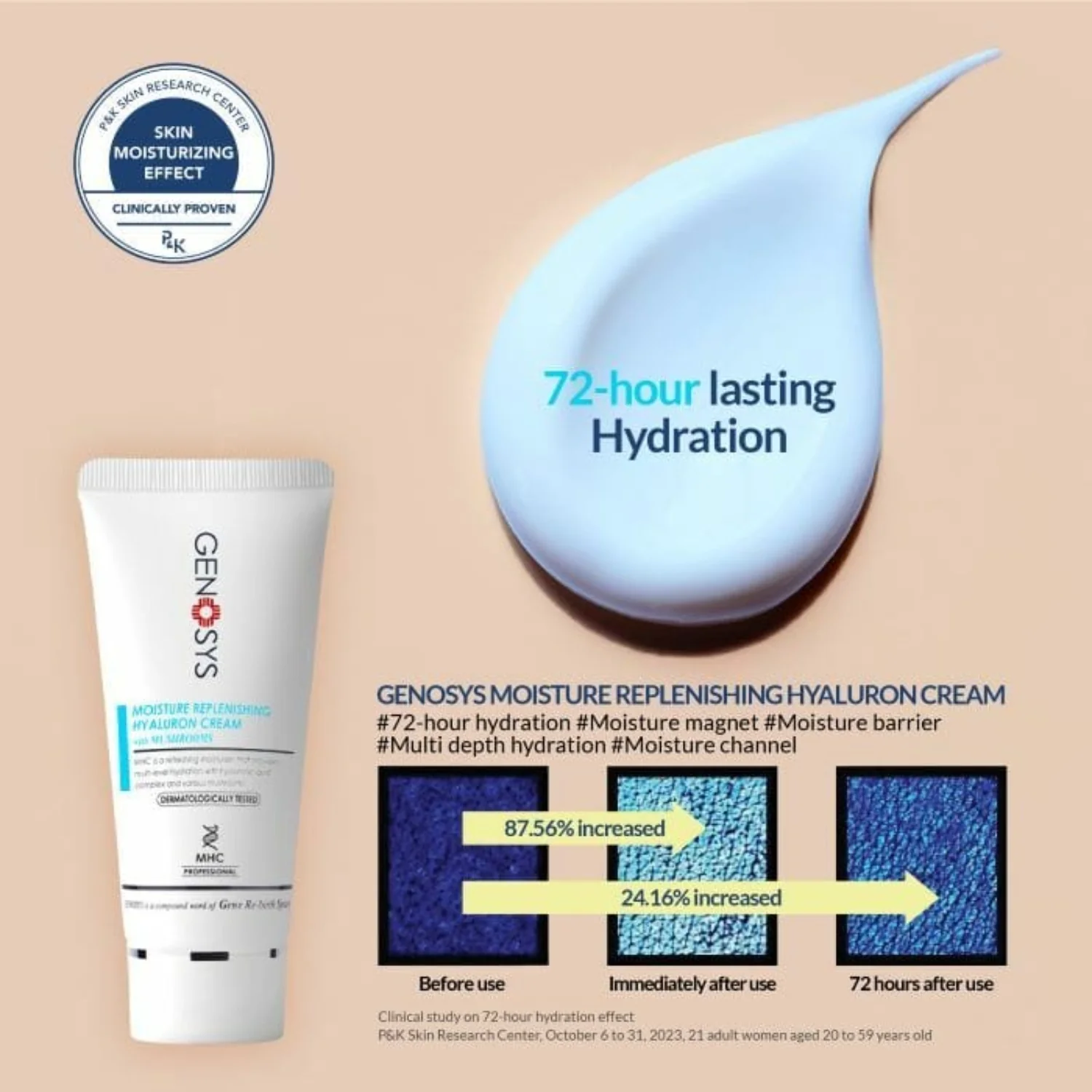 Genosys | Moisture Replenishing Hyaluron Cream 50ml - Image 2