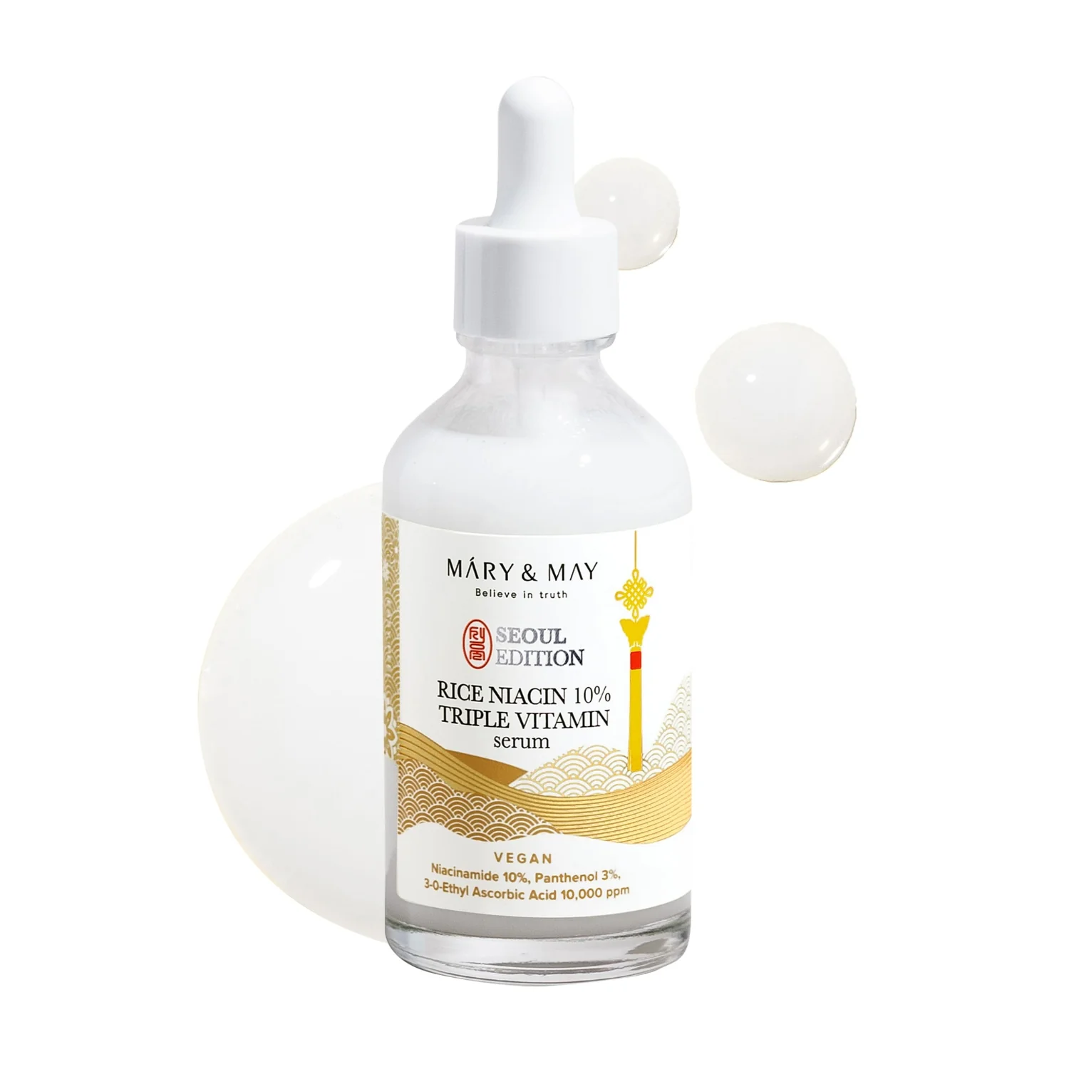 Mary & May | Rice Niacin 10% Triple Vitamin Serum 80ml