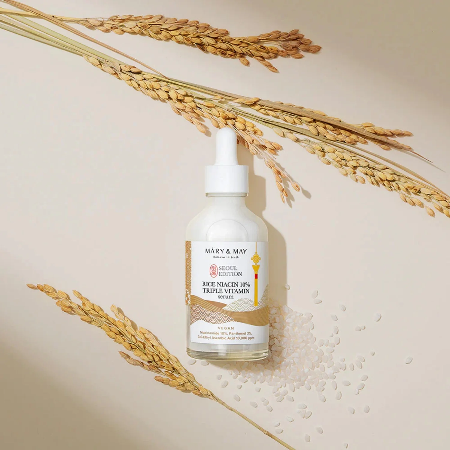 Mary & May | Rice Niacin 10% Triple Vitamin Serum 80ml - Image 2