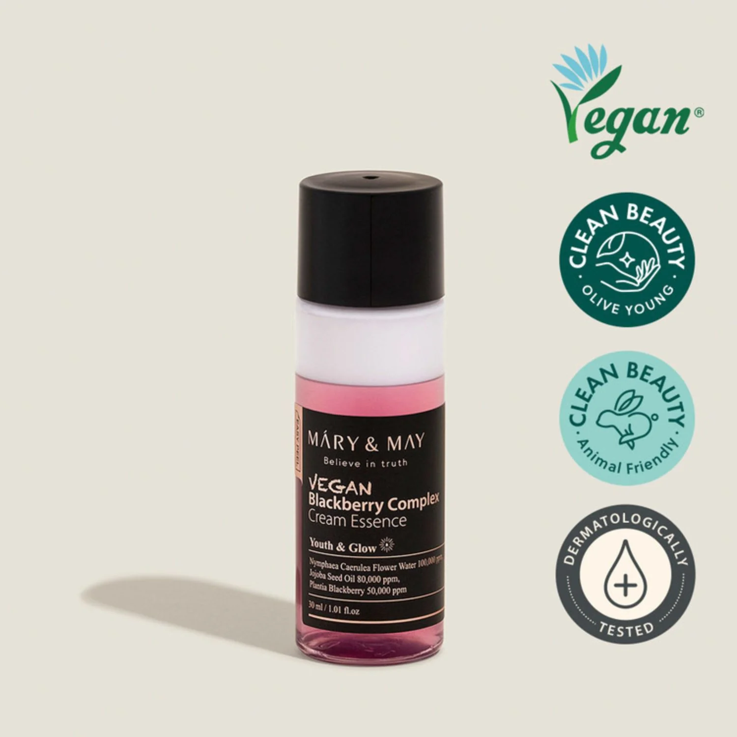 Mary & May | Vegan Blackberry Complex Cream Essence 140ml - Image 2