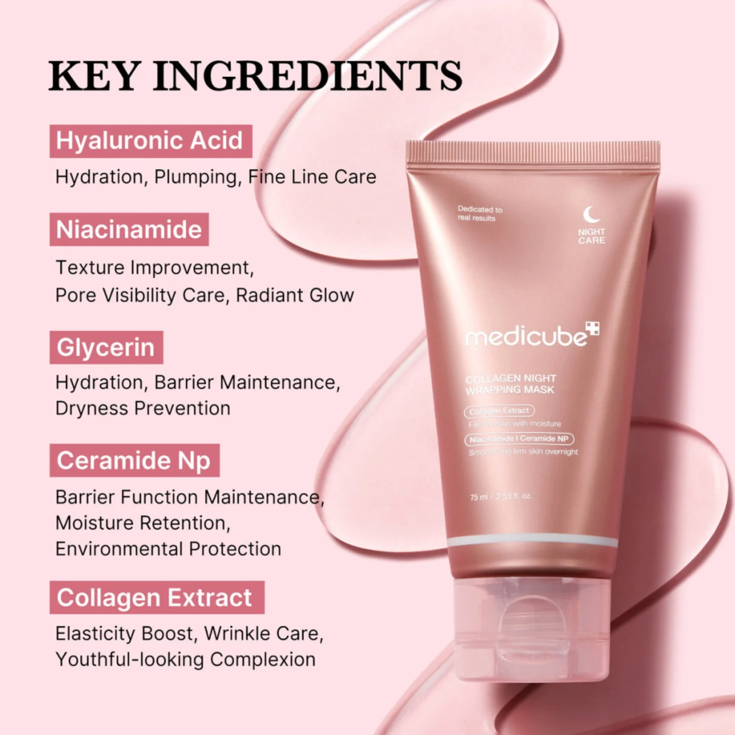 Medicube Collagen Night Wrapping Mask 75ml - Image 5
