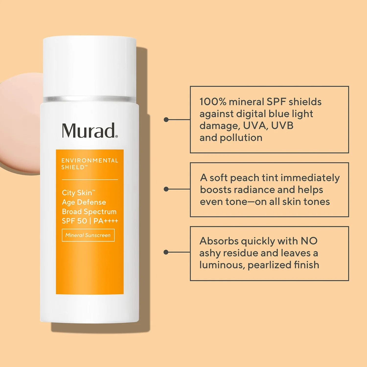 Murad | City Skin Age Defense Broad Spectrum SPF50 PA ++++ 50ml - Image 4