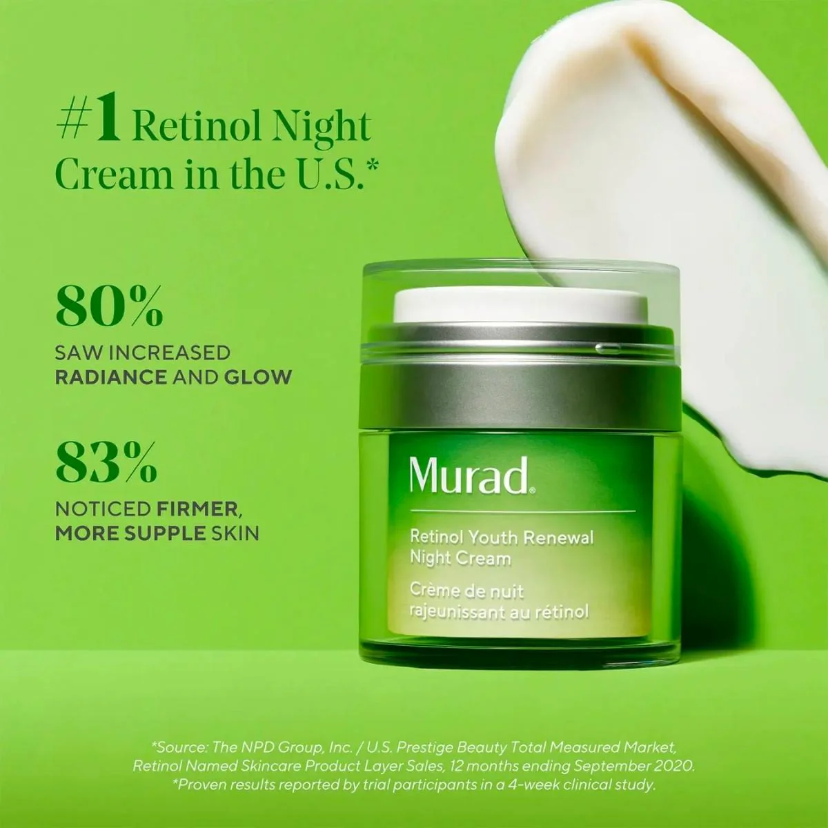 Murad | Retinol Youth Renewal Night Cream 50ml - Image 2