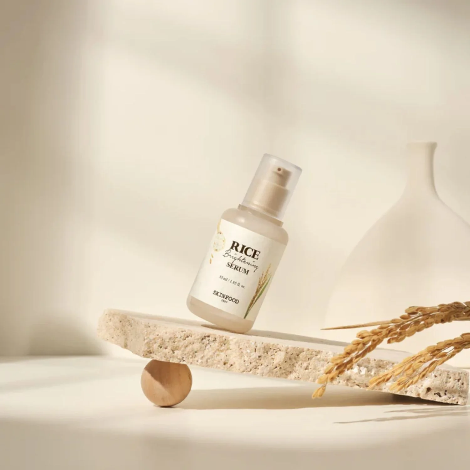 Skinfood | Rice Brightening Serum 55ml - Image 3