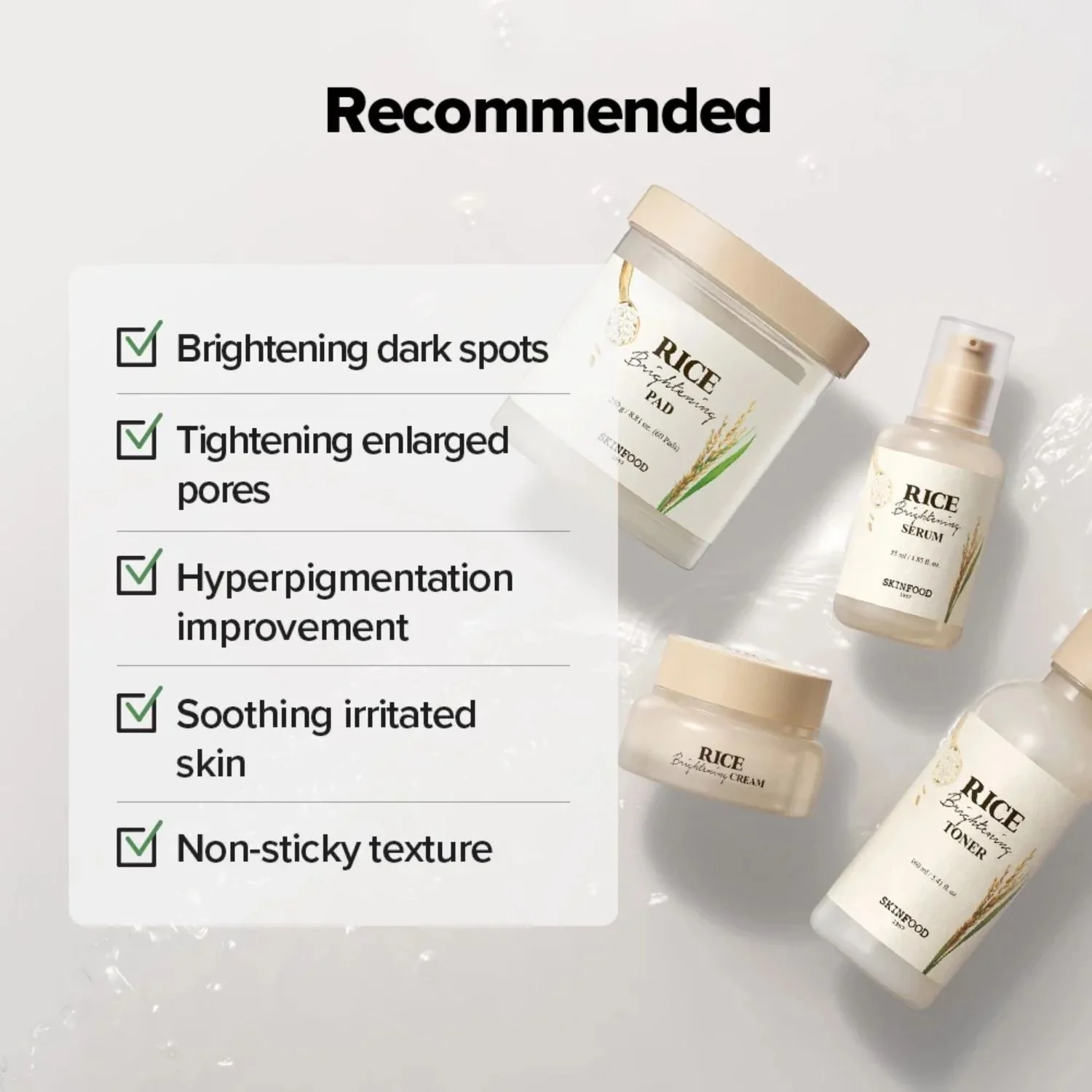 Skinfood | Rice Brightening Serum 55ml - Image 5