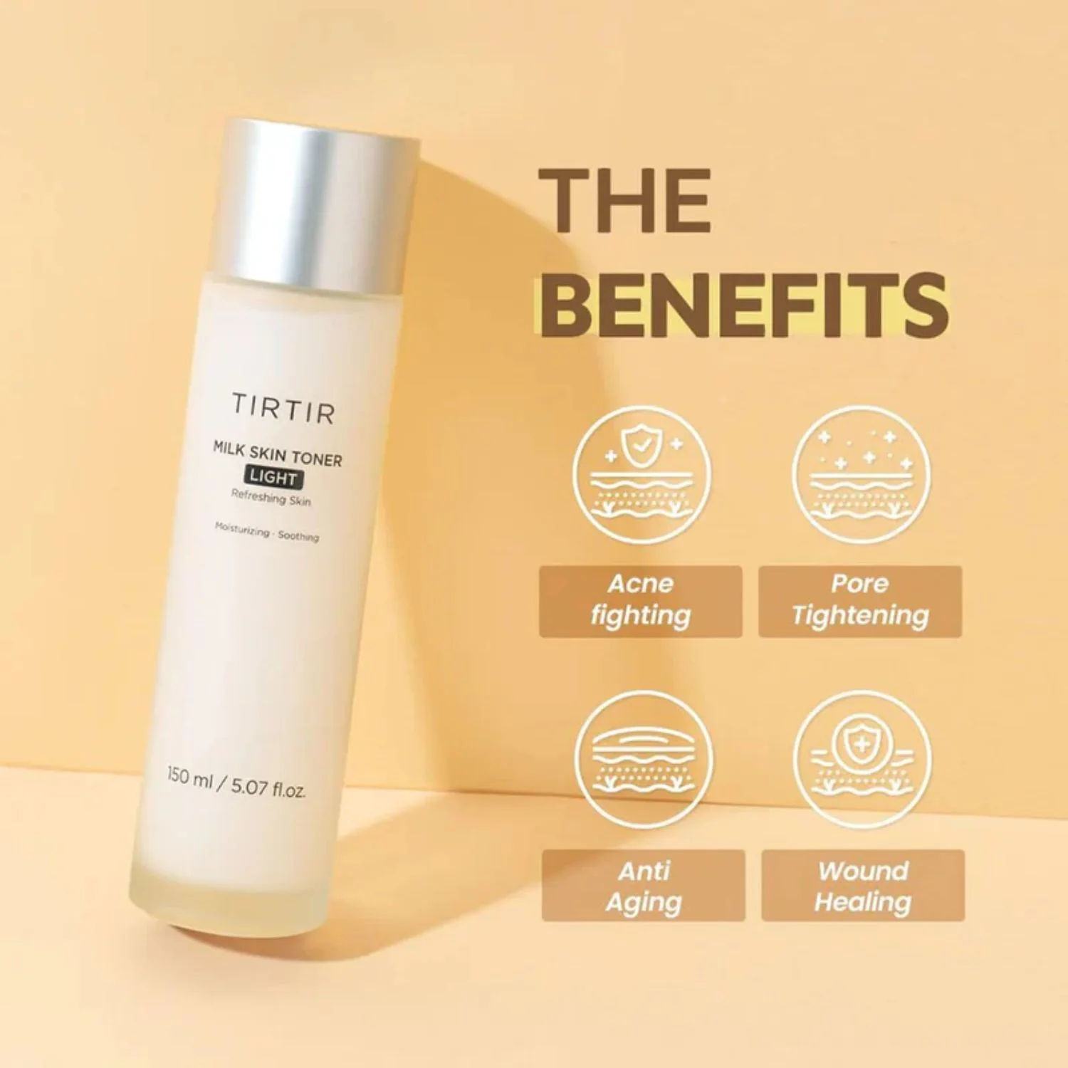 TIRTIR Milk Skin Toner Light 150ml - Image 3